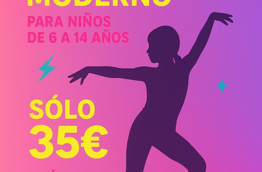 Clases de baile moderno para niños en Moratalaz